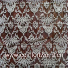 Flocking Organza Curtain Fabric (SHCL00868)